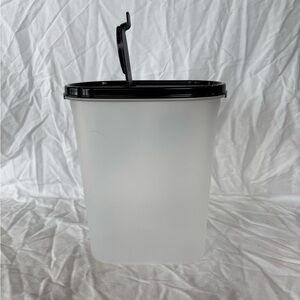 Tupperware 2.3 liter container with pour lid.